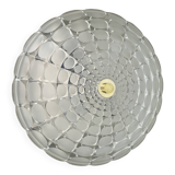Glass flushmount wall light  peill and putzler lights attrib., germany, 1970s