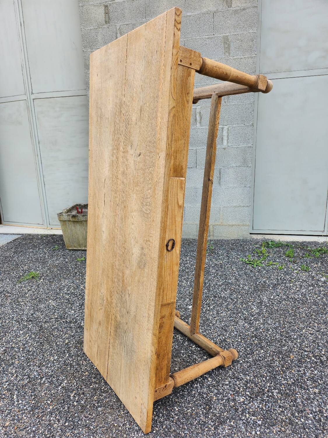 19th century farmhouse table in raw oak