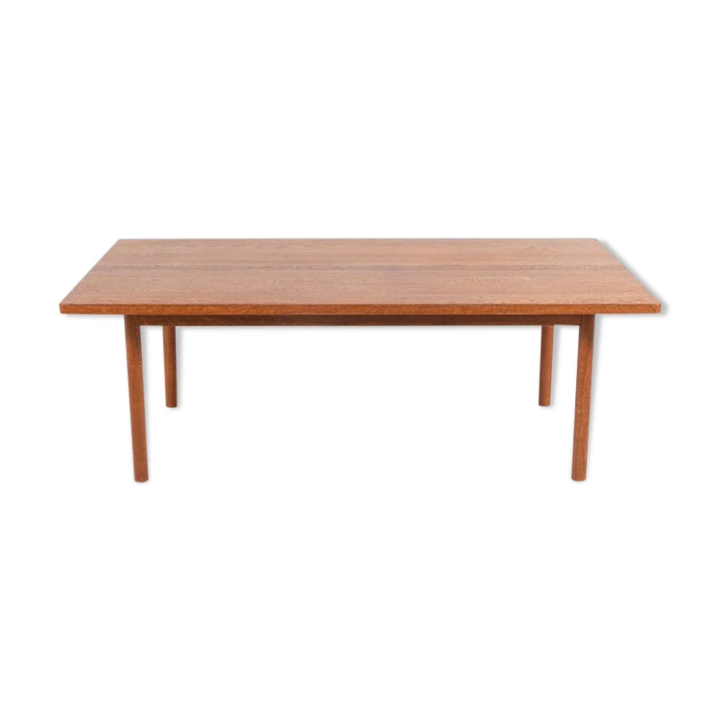 Modern Danish solid oak coffee table, 1960s