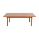 Modern Danish solid oak coffee table, 1960s