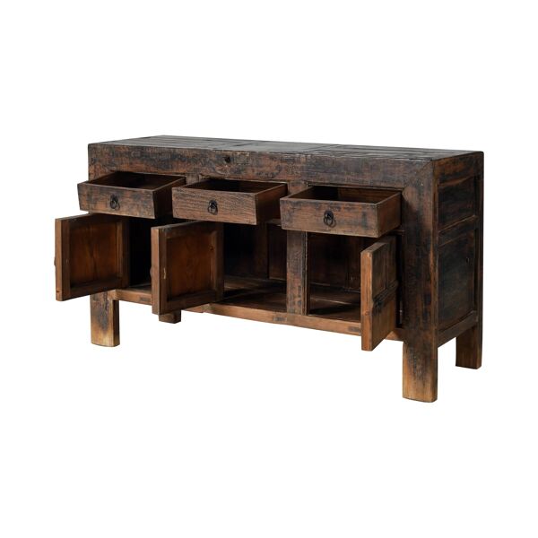 Qingdao - Buffet chinois ancien en orme massif n°25