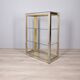 Étagère en métal et verre des années 1970, conçue par renato zevi