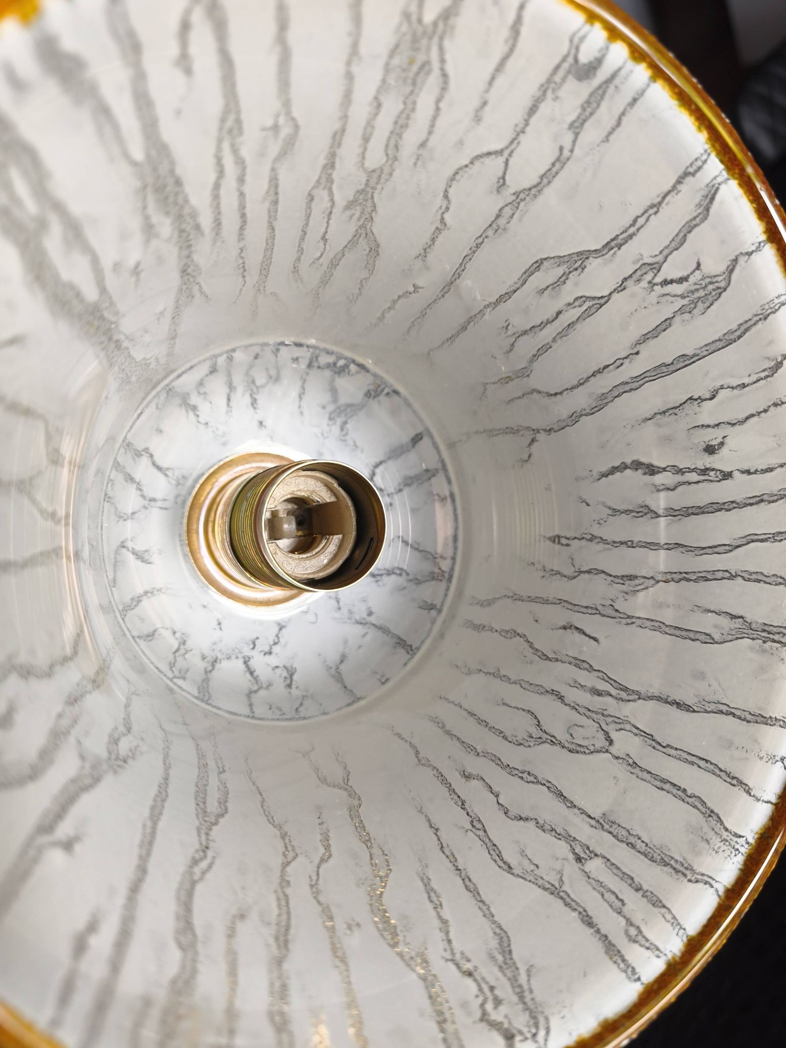 New double wall light (Le Porcellane Florence) Porcelain & Gold