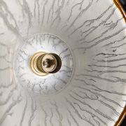 New double wall light (Le Porcellane Florence) Porcelain & Gold