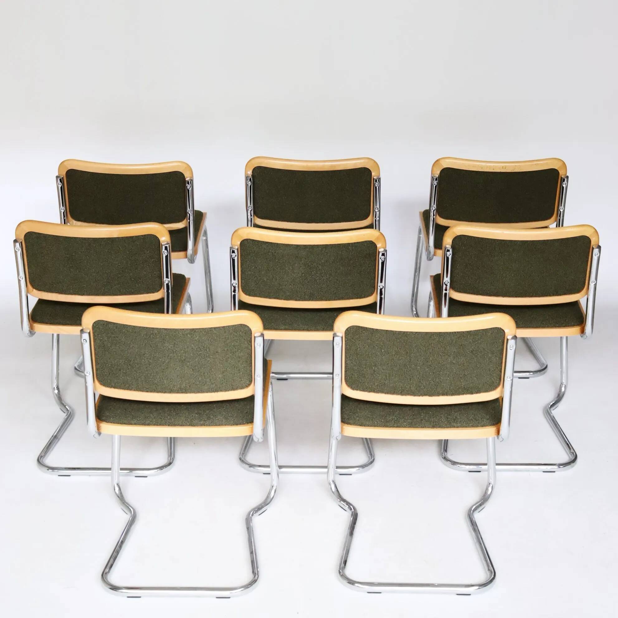 Set of 8 B32 chairs