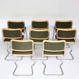 Set of 8 B32 chairs