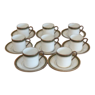 Rovina in Epinal 8 cups in porcelain