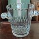 Old hand-cut crystal champagne bucket