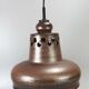60s 70s Lamp Light Ceiling Lamp Ceramic Mid Century Space Age Brown