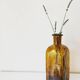 Amber glass bottle