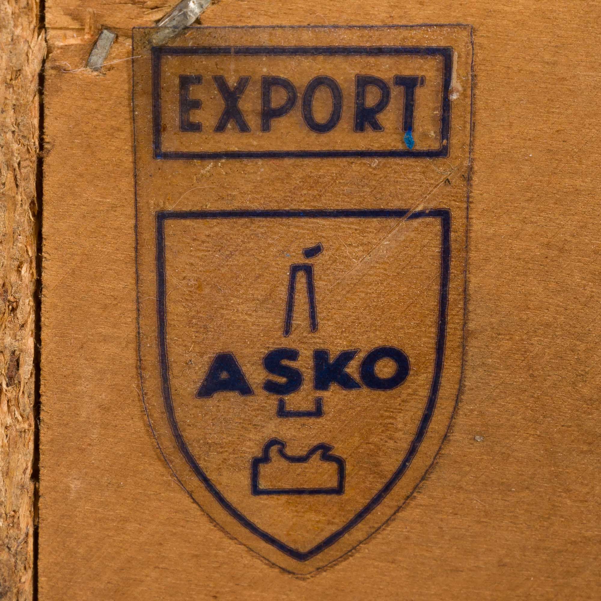 Scandinavian freestanding teak shelving unit by Ollie Borg for Asko Finland, Denmark, 1960s