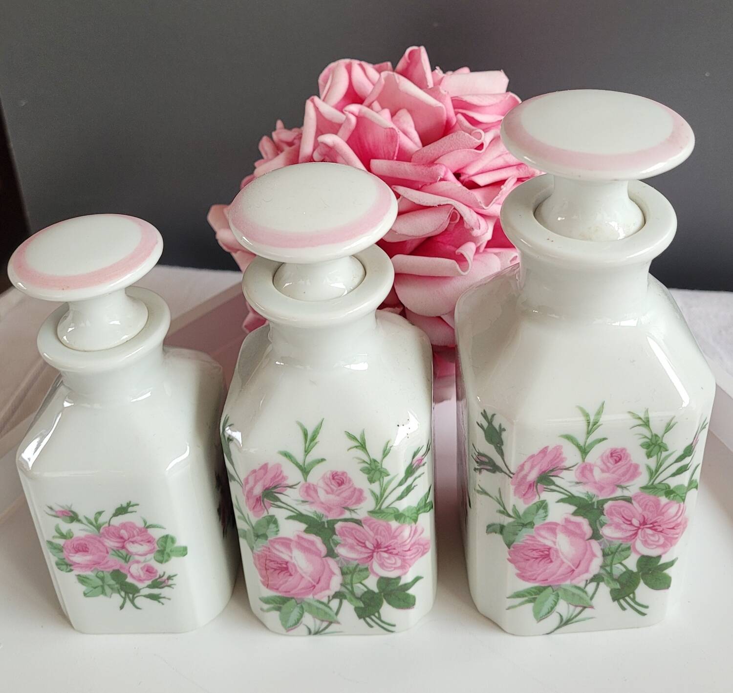 Porcelain bottles