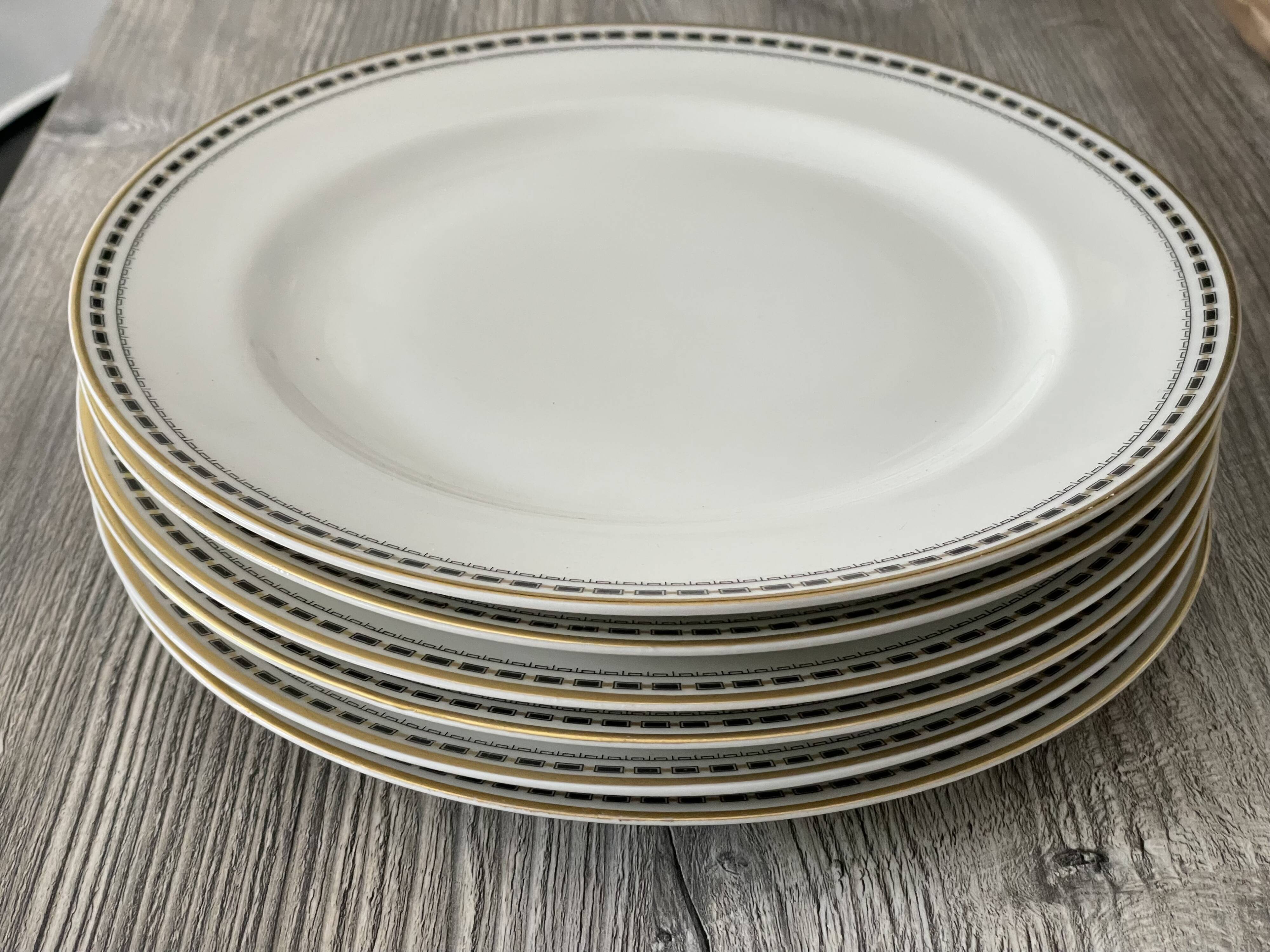 6 old Haviland plates