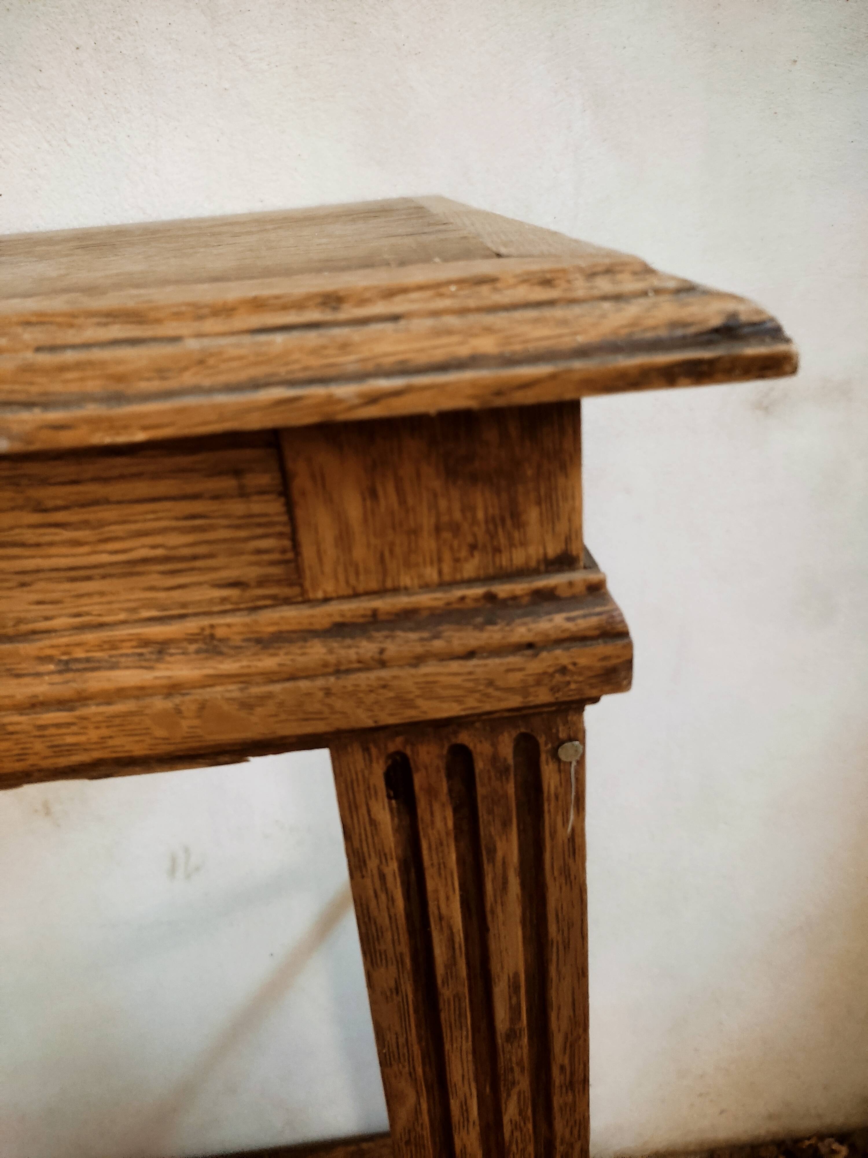 Art Deco oak console