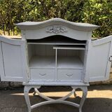 Sideboard in patinated solid wood