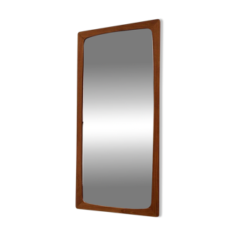 Vintage Scandinavian teak mirror