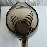 Smoked glass carafe