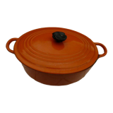 Orange casserole Le Creuset 50s