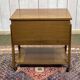 English mahogany sewing cabinet from the 1970s