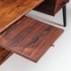 Scandinavian executive desk in rosewood with bar Denmark 1960