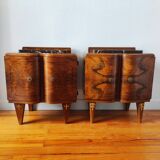 Pair of Art Deco bedside tables