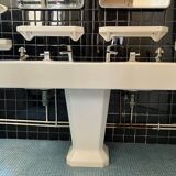 Art Deco double sink