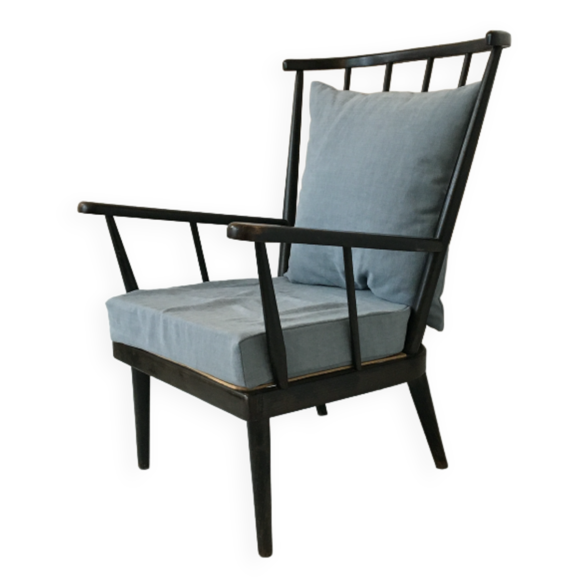 Fauteuil éventail Baumann noir