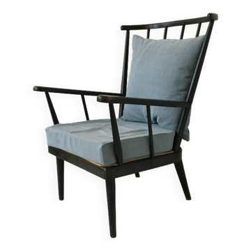 Fauteuil éventail Baumann noir