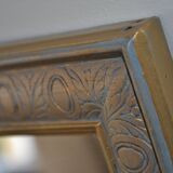 Old wooden mirror