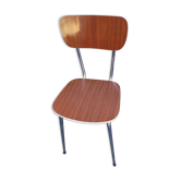 Chaise de cuisine formica façon bois