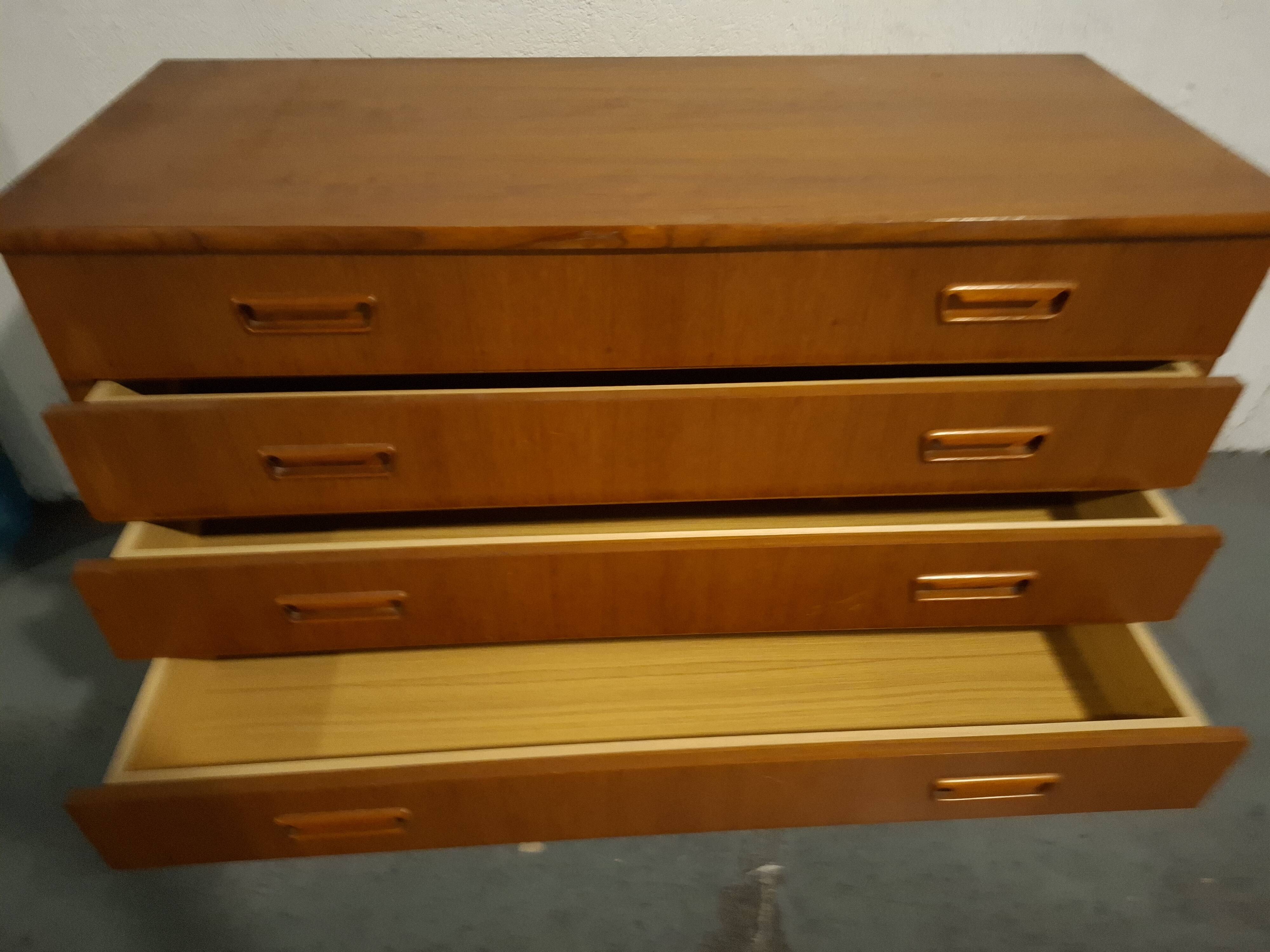 Scandinavian teak chest of drawers, 1960s design