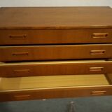 Scandinavian teak chest of drawers, 1960s design