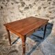 French vintage cherry wood table, circa 1920–1940.
