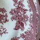 Lot de 8 assiettes faïence Wedgwood modèle faisan asiatique rose