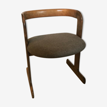 Fauteuil de bureau scandinave 1960/1970