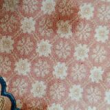 Antique 1930s Chinese Art Deco rug 64cm x 123cm - 1C1261