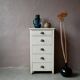 Small wooden chest of drawers vintage retro patinated bohemian 1950s