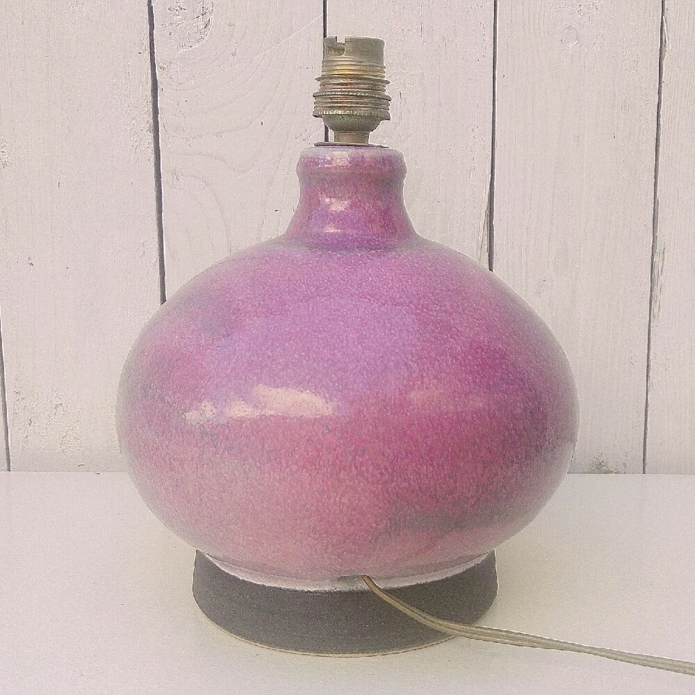 Ceramic lamp foot by Eduardo Constantino