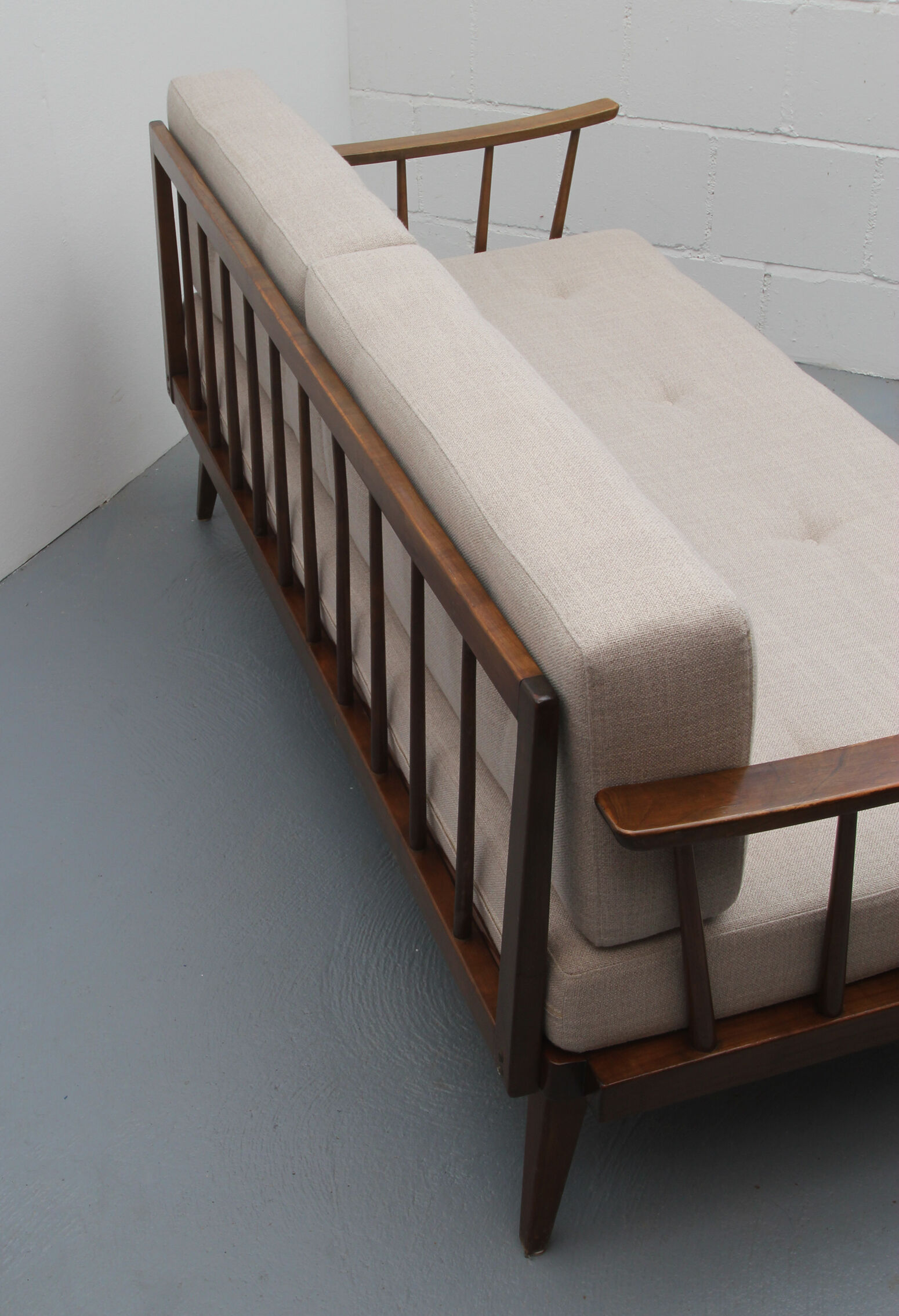 1950s daybed in beige, Wilhelm Knoll