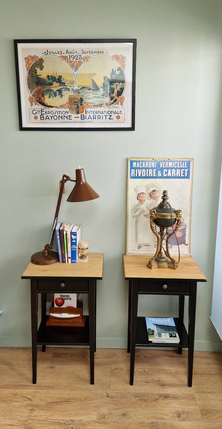 Hemmes solid pine bedside tables