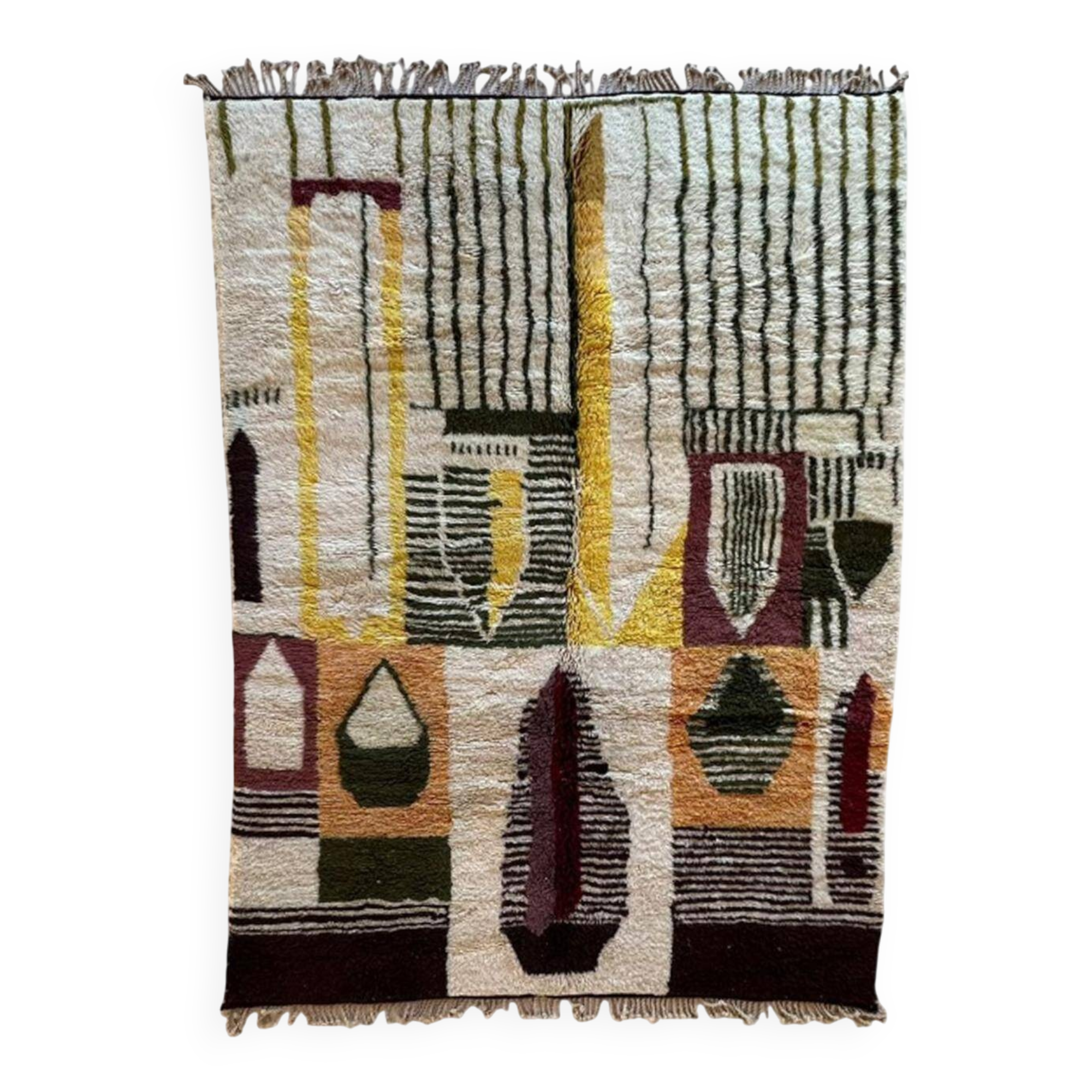 Contemporary Beni M'Rirt Rug - 292 x 216 cm