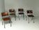 Chaises Modèle 106 par WH Gispen pour Delft, 1950s, Set de 4
