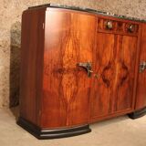 1930s art deco style walnut sideboard