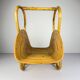 Vintage bamboo magazine rack by Vivai Del Sud, Italy, 1960s.