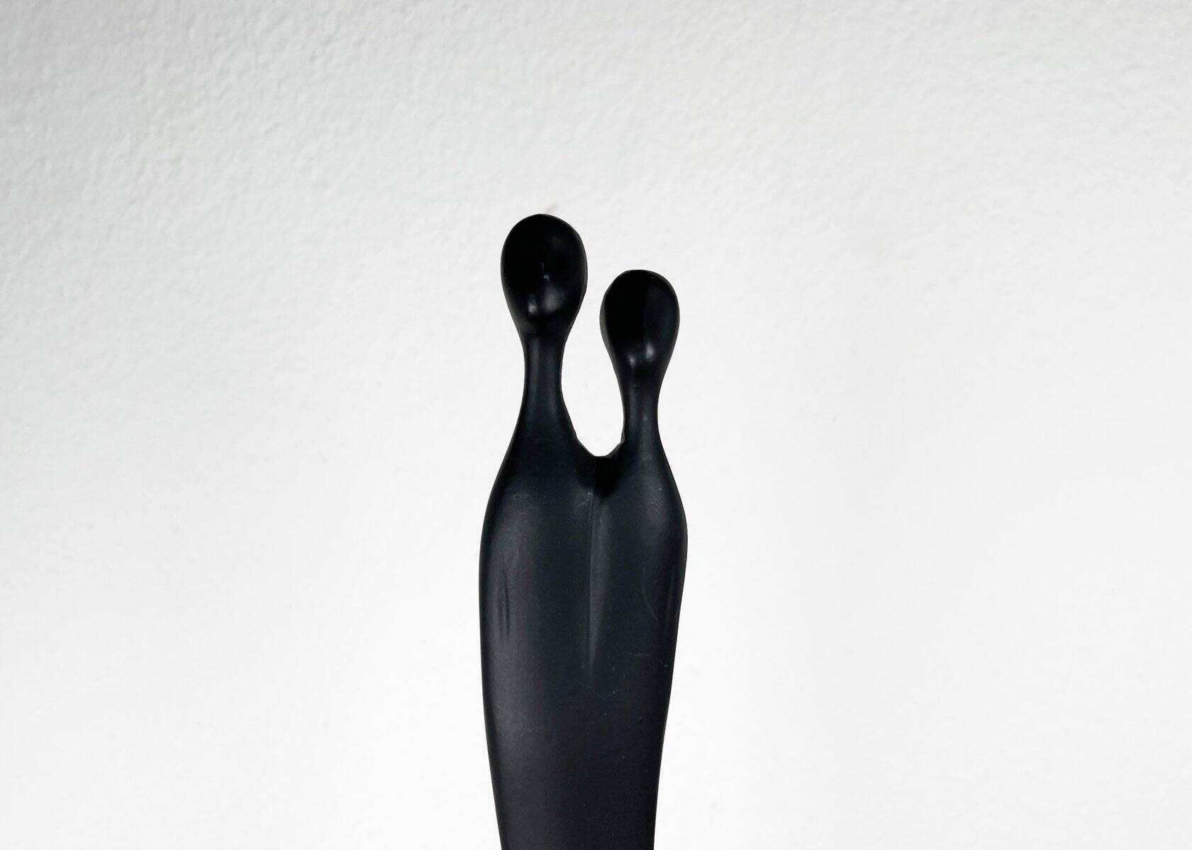 Postmodern metal sculpture Two Become One by Louise Hederström for Ikea, 1990s.