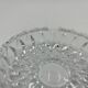 Cendrier rond en verre moulé en relief