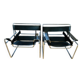 Lot de 2 chaises Gavina style Wassily Chair (Model B3) de Marcel Breuer