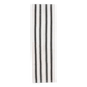 Black and white striped kilim rug 60 x 213 cm
