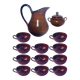 Vintage St-Clément coffee set with large milk pitcher