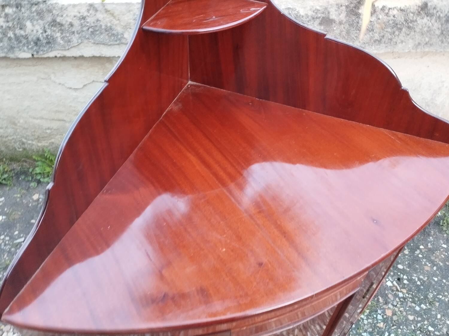 Meuble d'angle commode ancienne style louis xvi